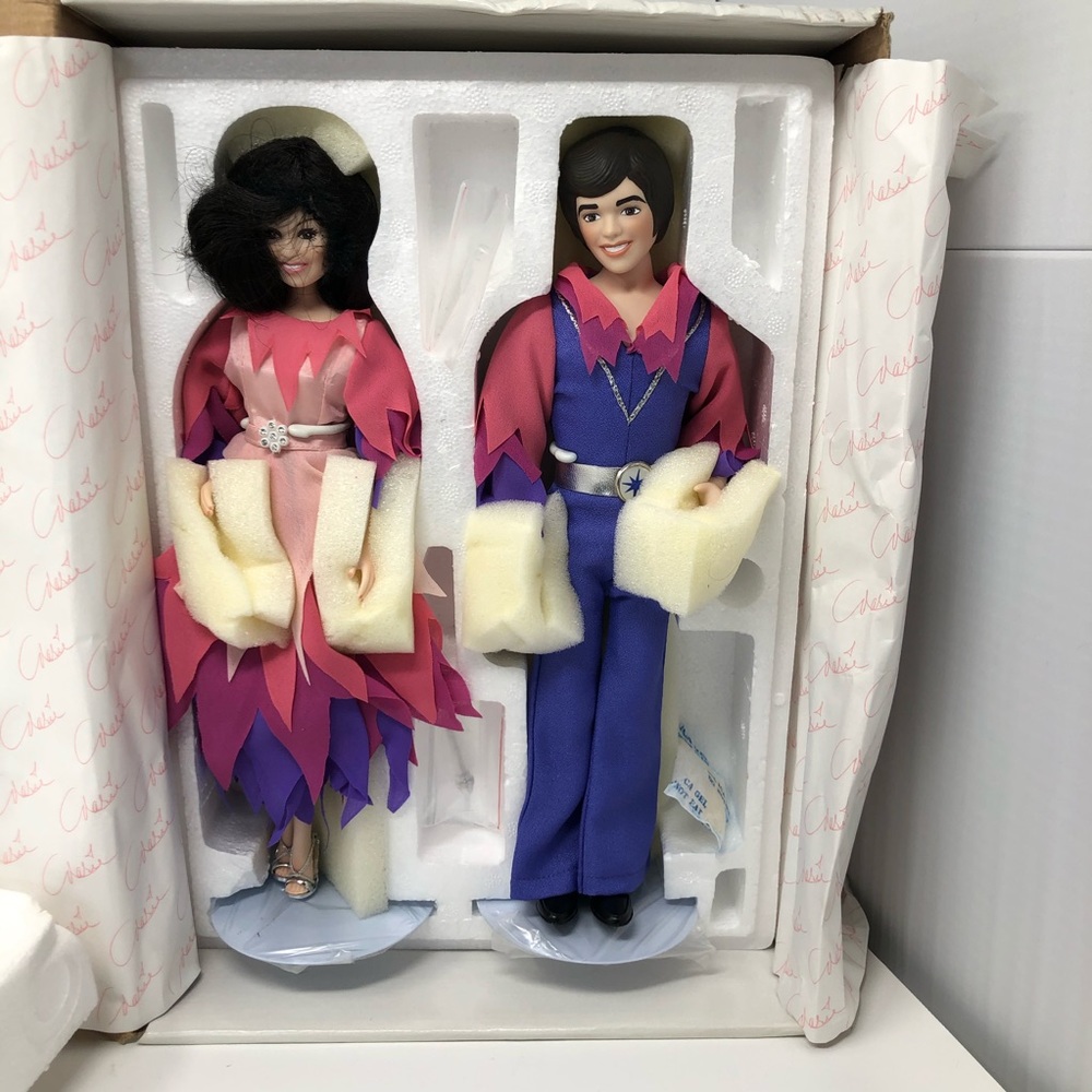 Donny & Marie Dolls. “Through the years”